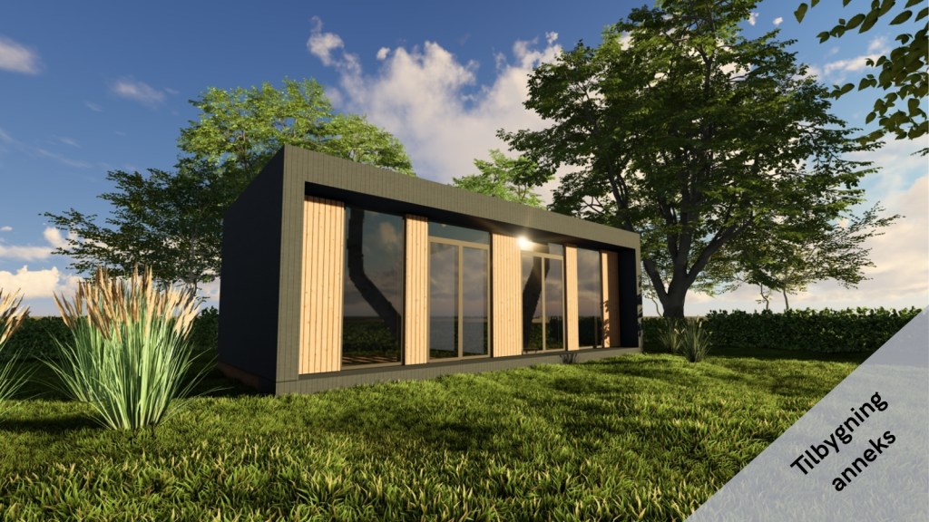 moderne anneks i stilfuld tudtryk, TK Arkitektur