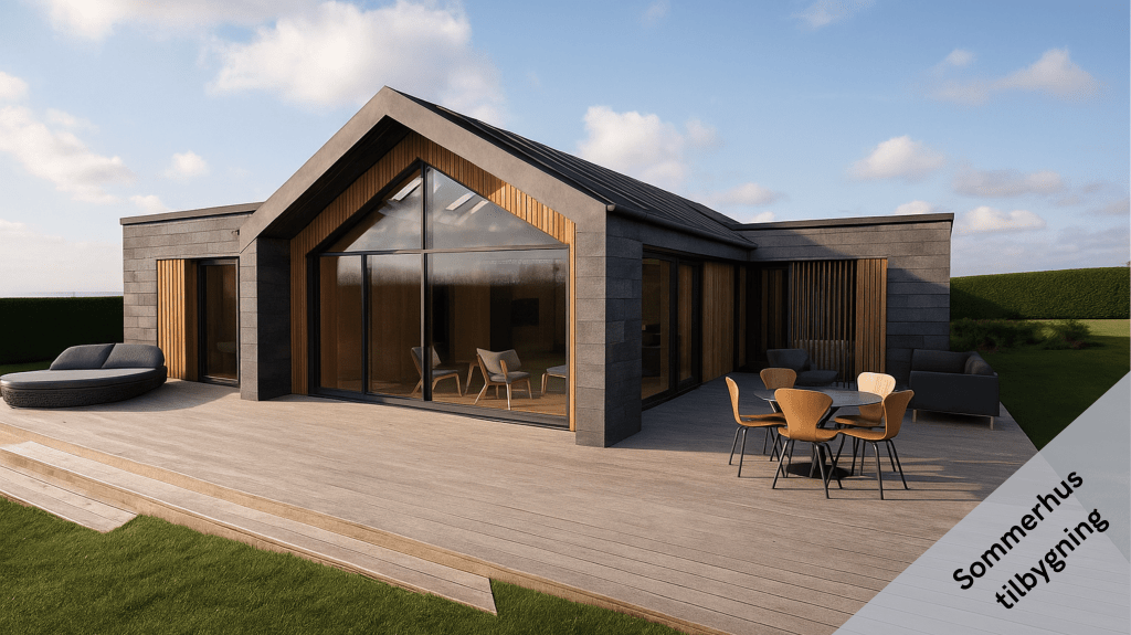 moderne tilbygning i stilfuldt udtryk,TK Arkitektur