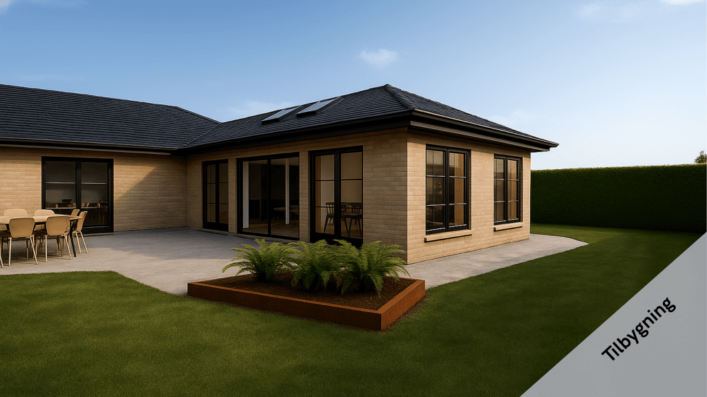 Tilbygning/udestue til eksist. enfamilieshus, TK Arkitektur