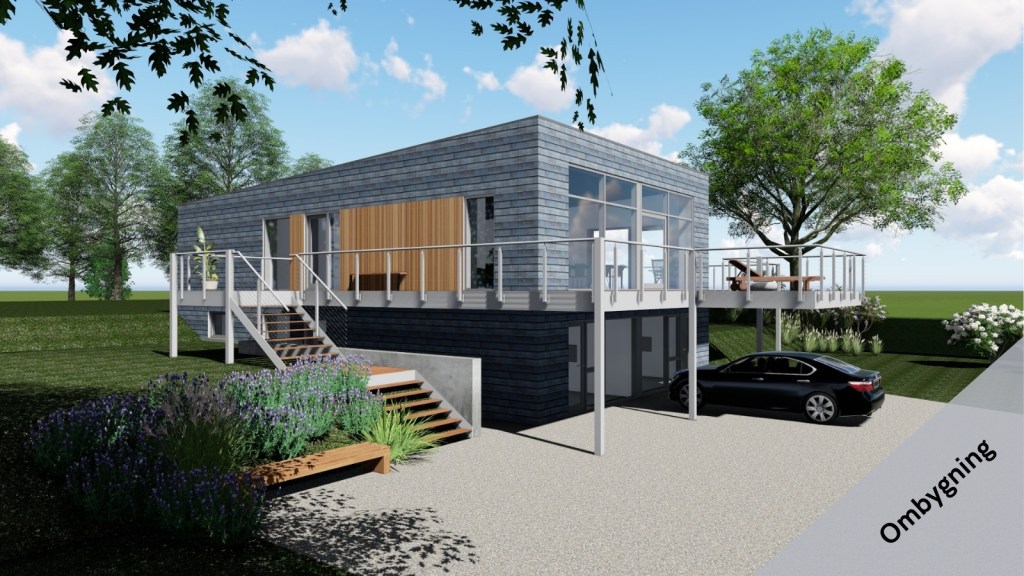 Ombygning af villa med stor udsigt, TK Arkitektur