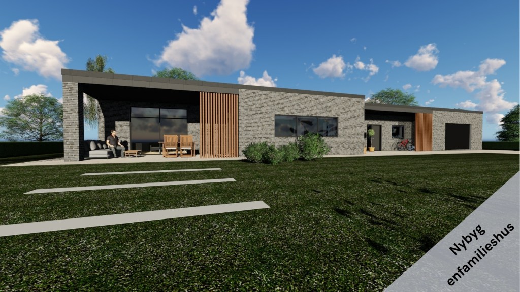 Moderne Villa i Bjerringbro, TK Arkitektur