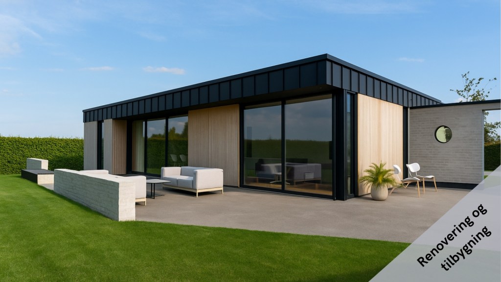 Arkitekttegnet Renovering og tilbygning af eksisterende byggeri, TK Arkitektur