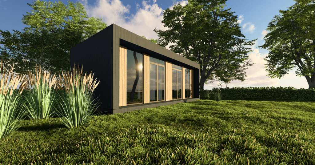 Arkitekttegnet Anneks på Djursland