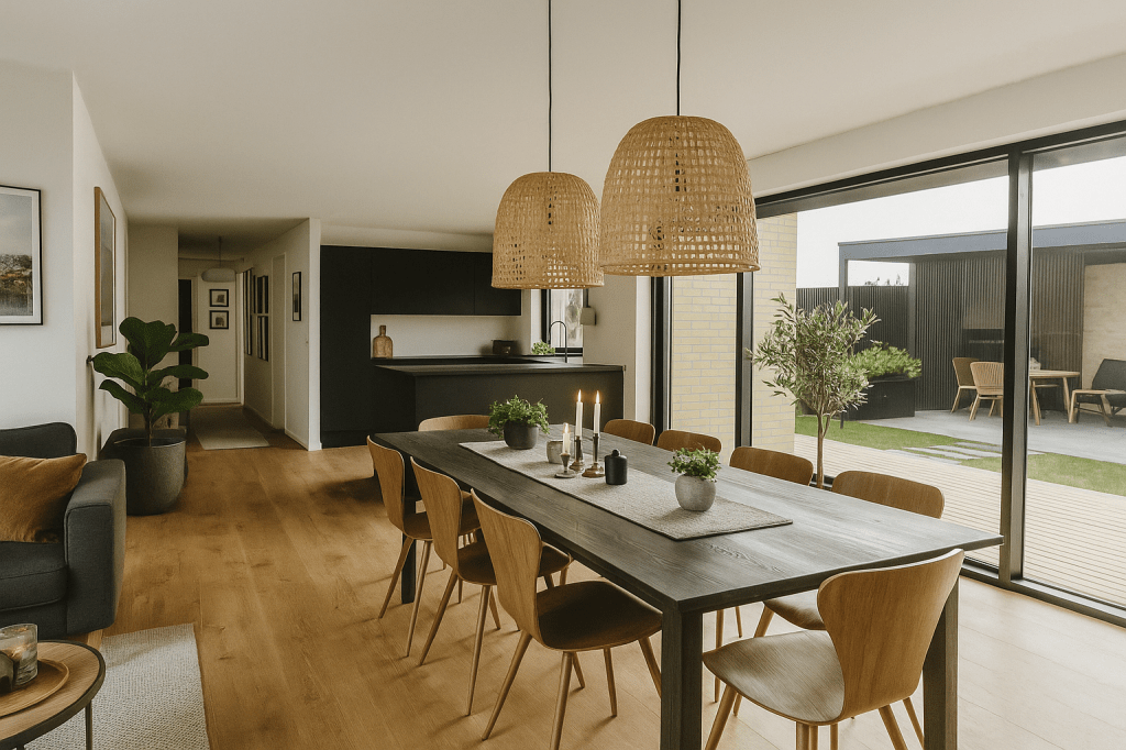 Arkitekttegnet tilbygning i Silkeborg