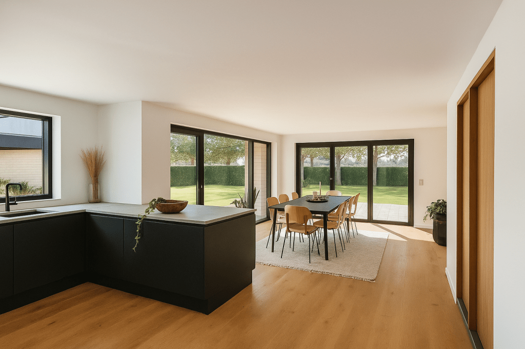 Arkitekttegnet tilbygning i Silkeborg