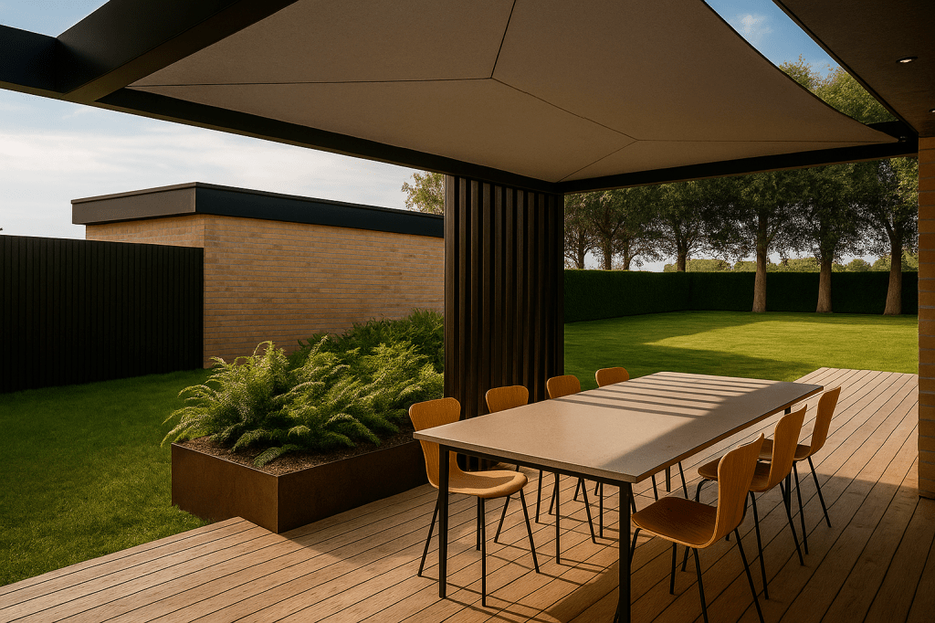 Arkitekttegnet tilbygning i Silkeborg