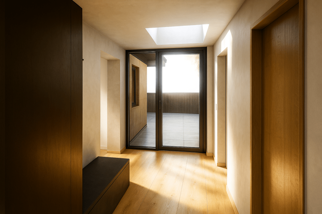 Arkitekttegnet tilbygning i Silkeborg