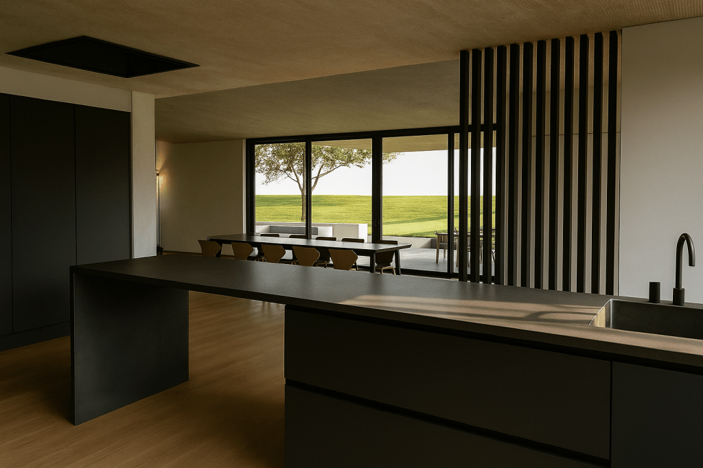 Arkitekttegnet tilbygning i Bjerringbro