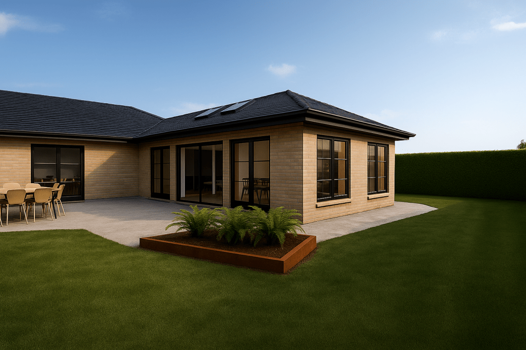 Arkitekttegnet tilbygning i Horsens